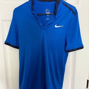 Nike Blue Performance Polo Shirt